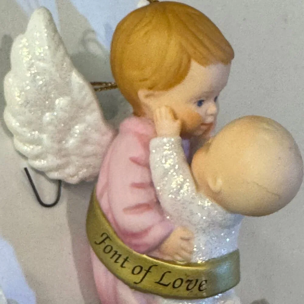 Ashton-Drake 1998 “Font of Love” Heaven’s Littlest Angels – Set of 3 Ornaments